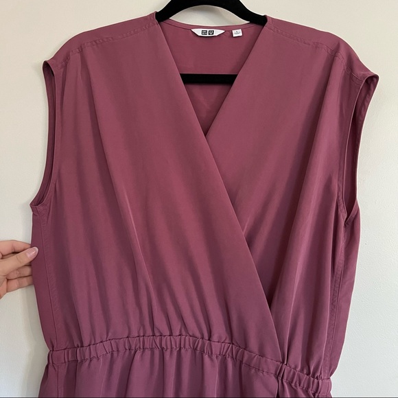 Rose Mauve Uniqlo Dress - Picture 3 of 5